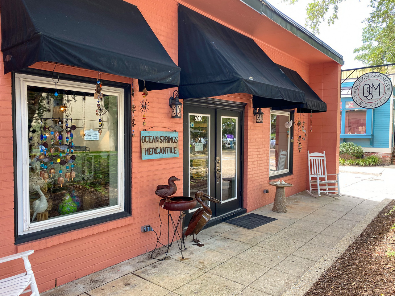 Ocean Springs Mercantile, outdoor decor