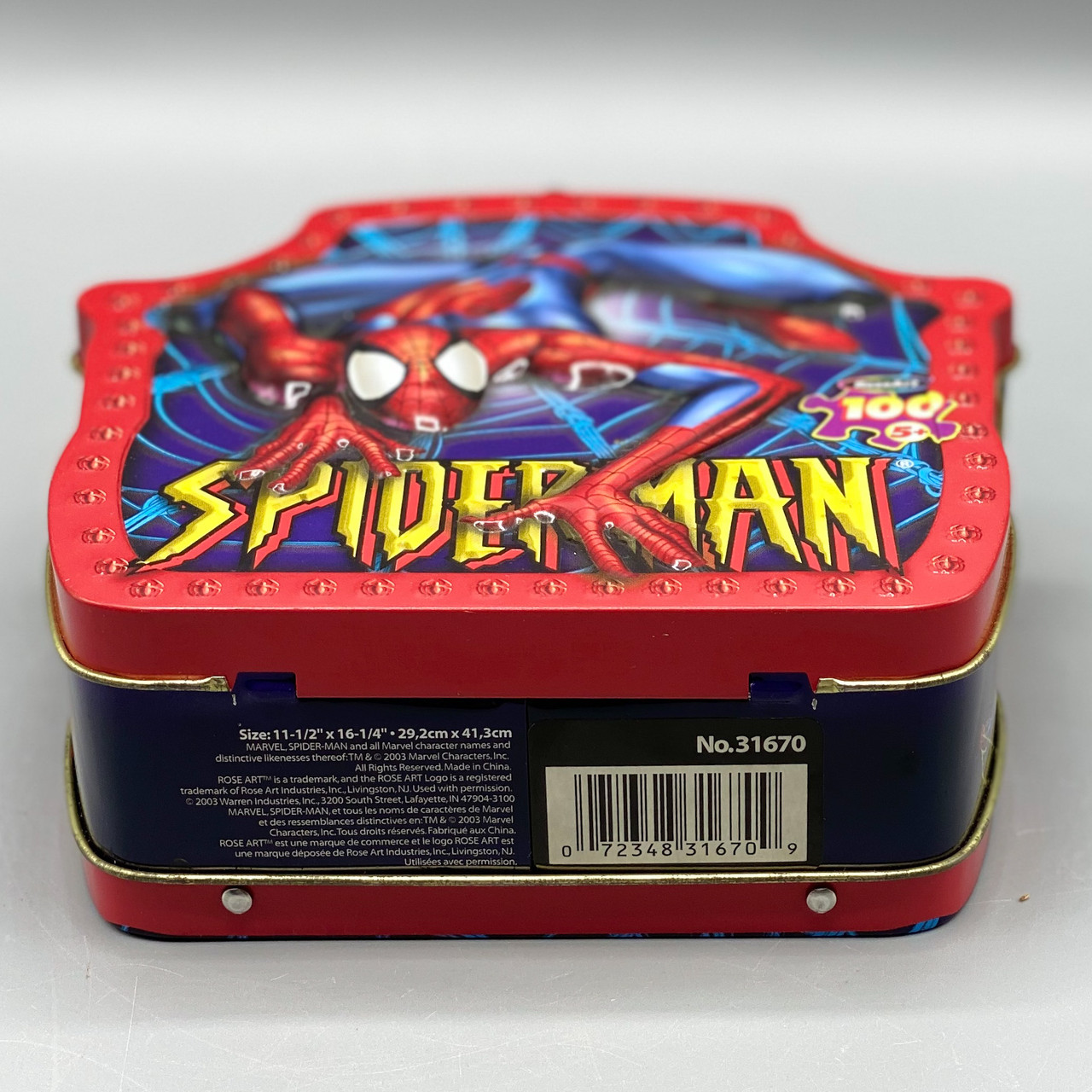 Spider-Man Round Lunch Box Two-Stage ONWR1 (Japan Import)