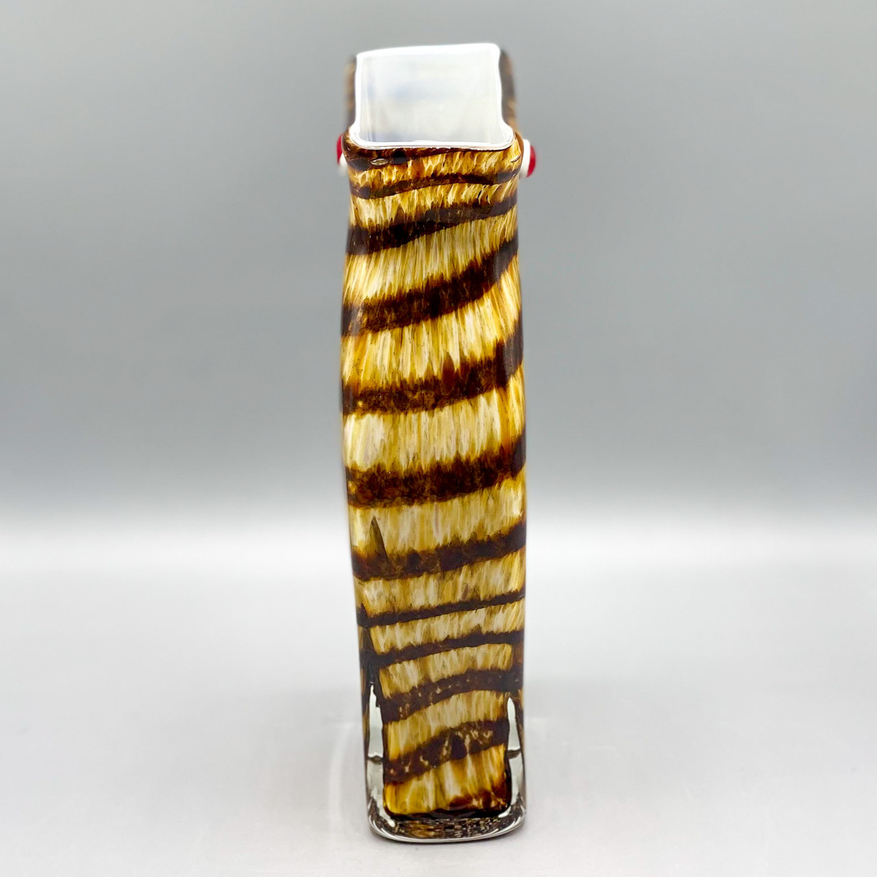 Owl Blown Glass Vase Ocean Springs Mercantile