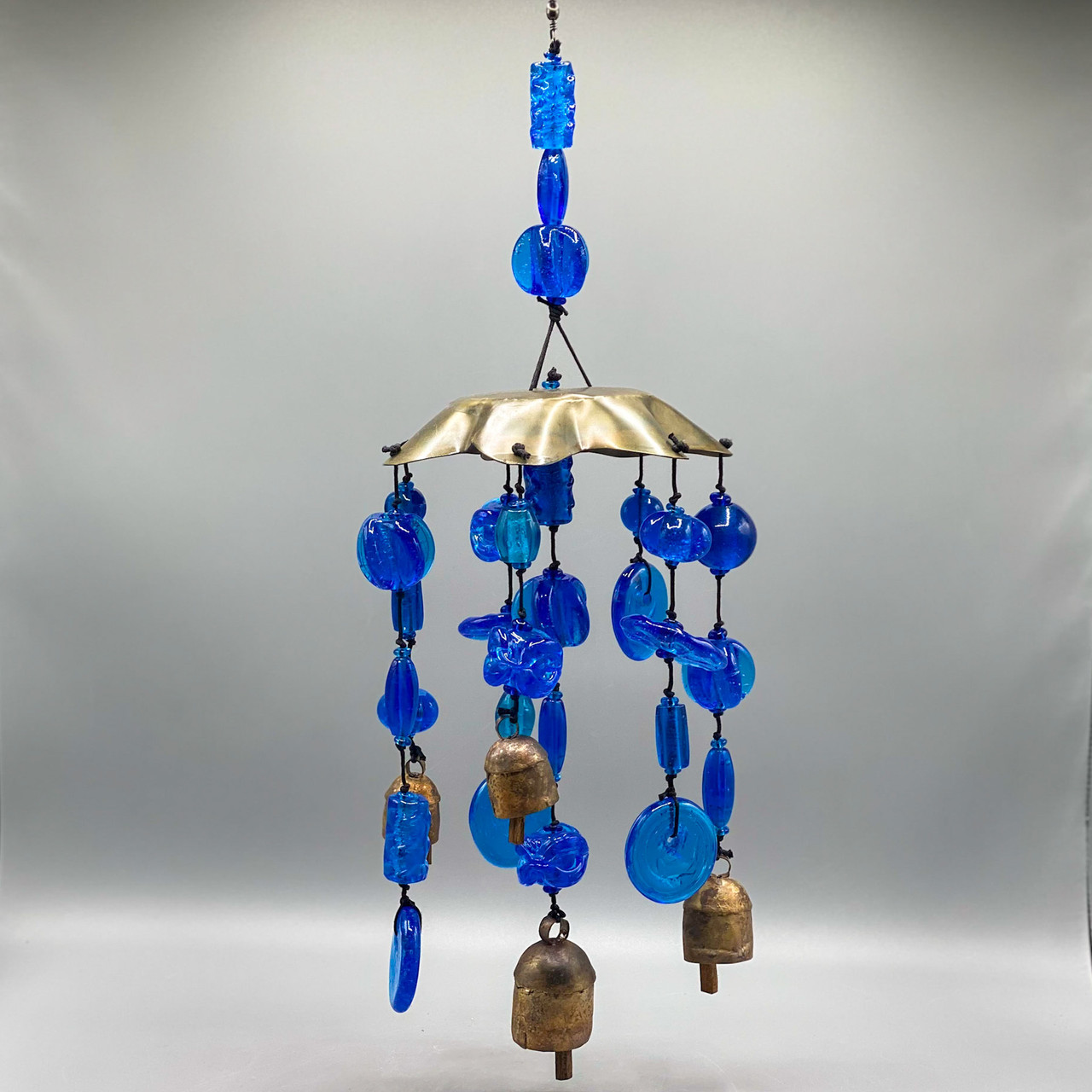 Blue Light Glass MKJM271 Nana Chime Ocean Springs Mercantile