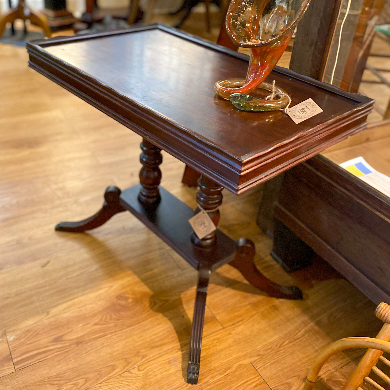 Vintage Duncan Phyfe Side Table - Ocean Springs Mercantile