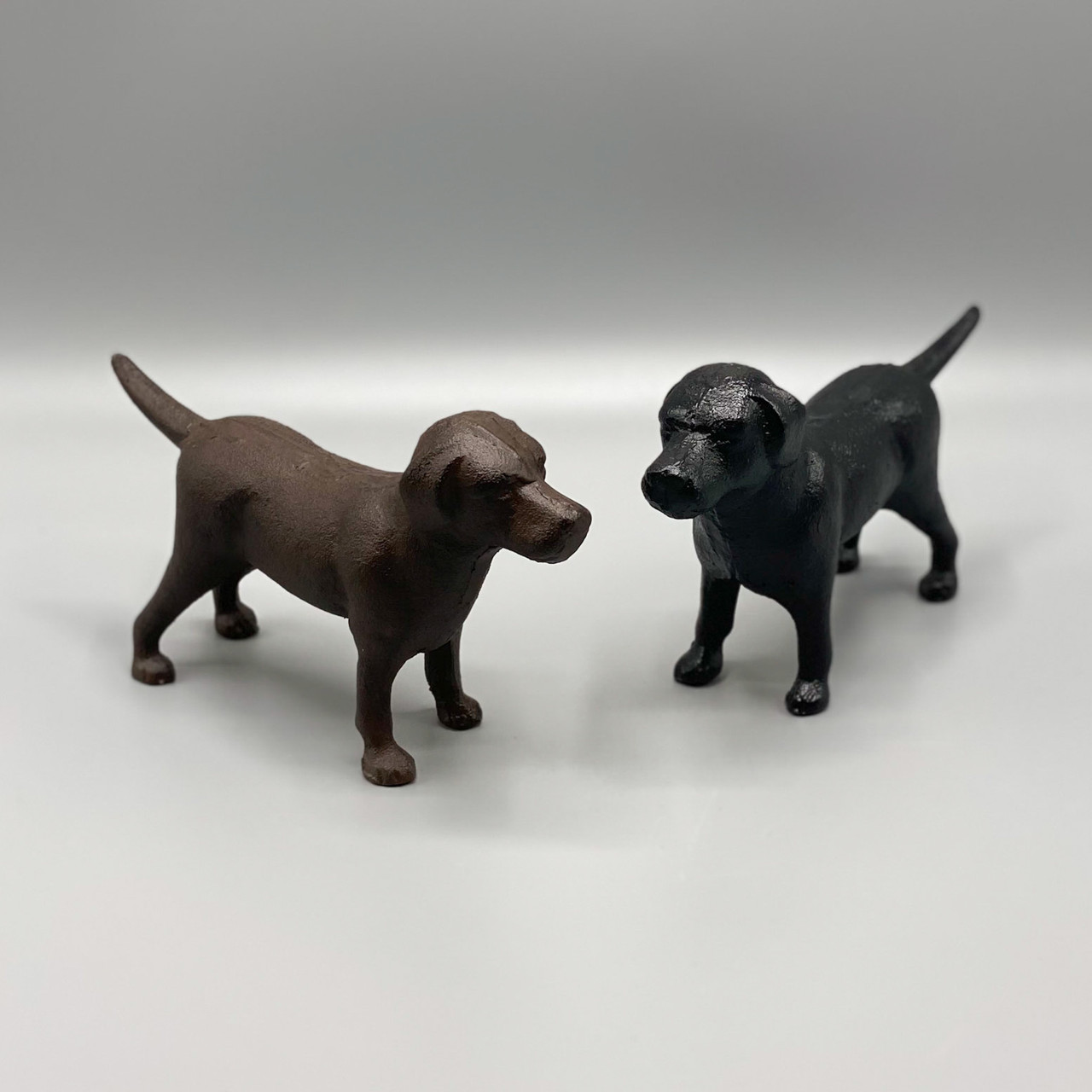 Cast Iron Labrador Dog Figure (2 Colors)