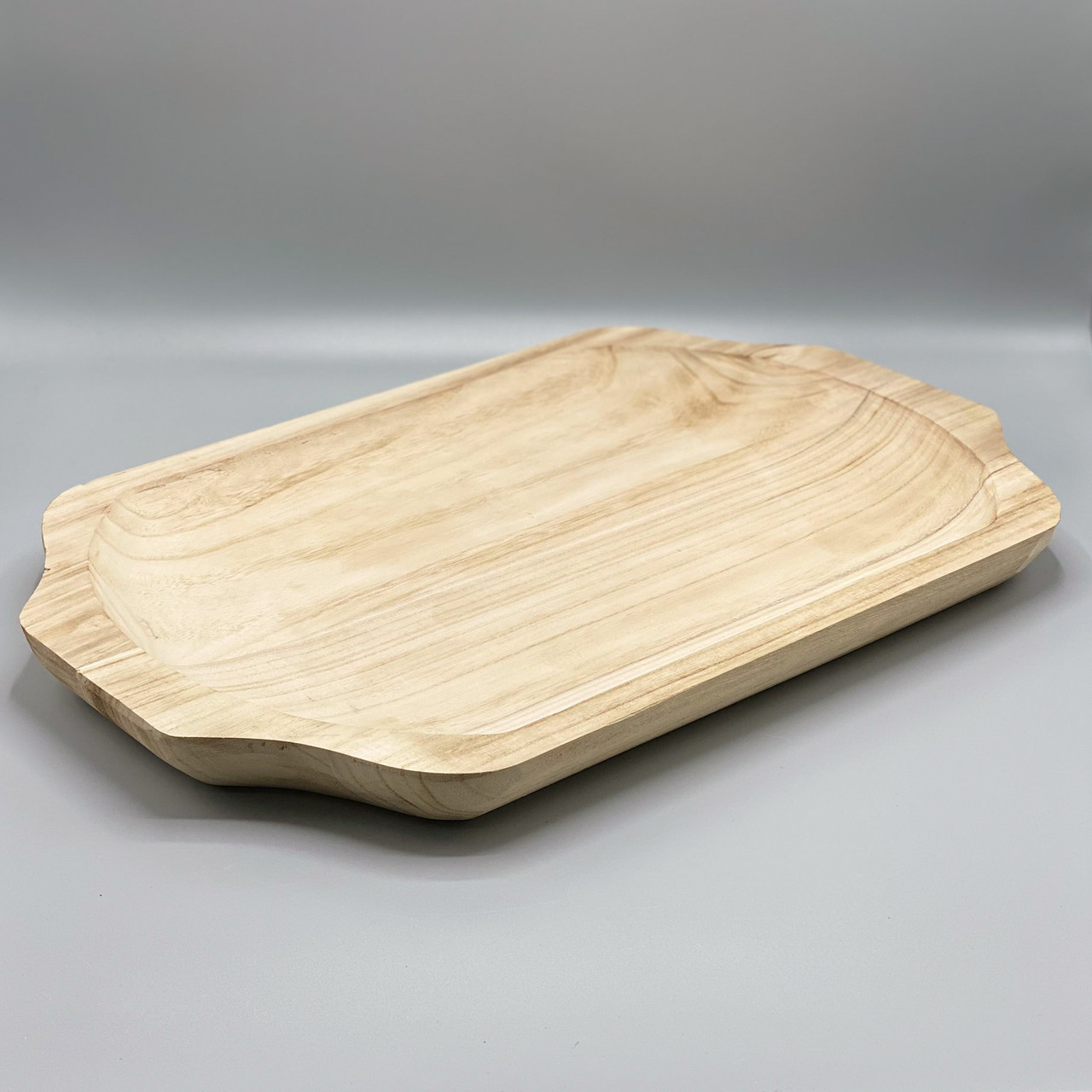 Decorative Paulownia Wood Tray Ocean Springs Mercantile