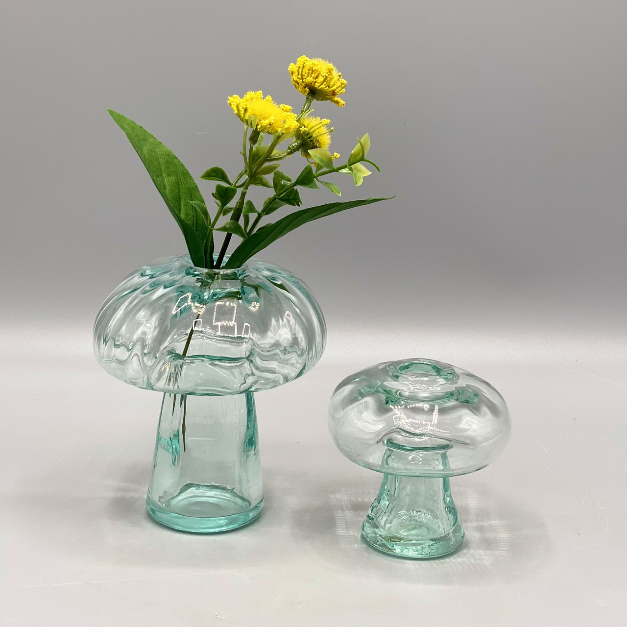 Modern Vase Glass Mushroom