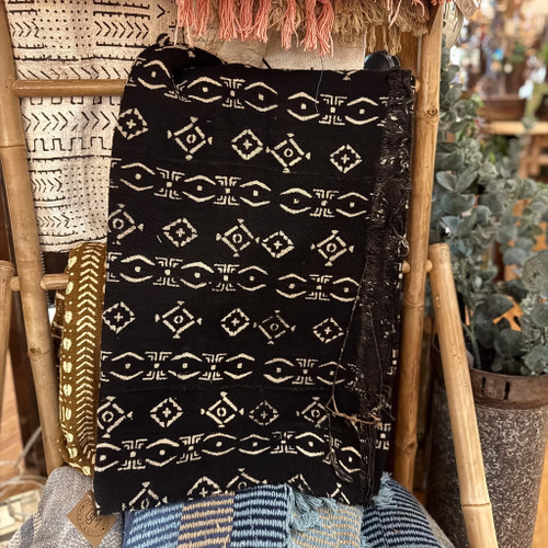 Ebony Koutiala Bogolan Mali Mud Cloth