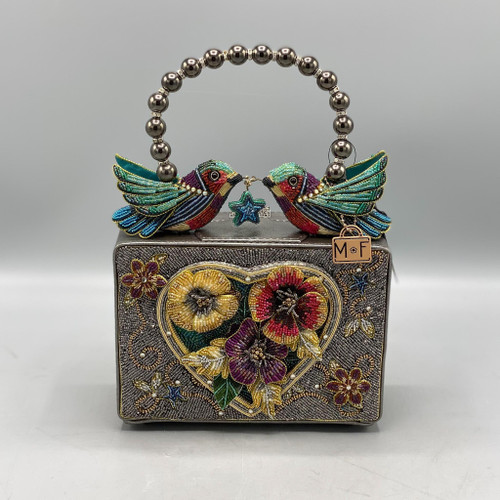 Fluttering Heart Top Handle Bag