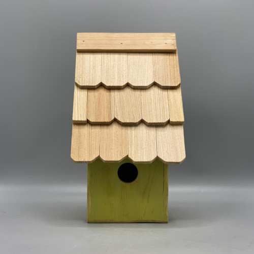 Green Apple Fruit Coop Bird House