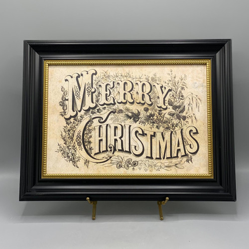 Vintage Merry Christmas Sign