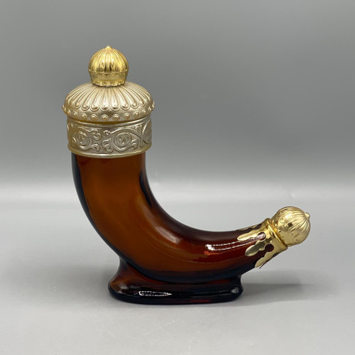 Vintage 1960 Avon Viking Horn After Shave Bottle