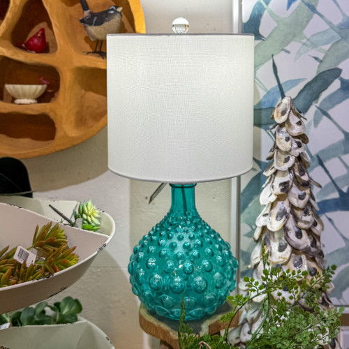 Aqua Bubble Glass Table Lamp