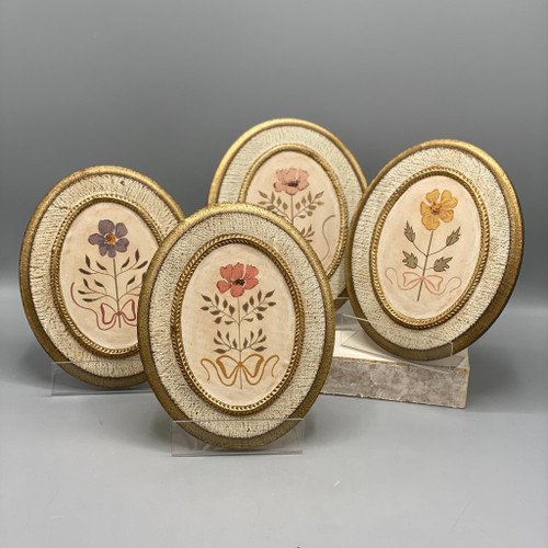 Flower Oval Wall Decor