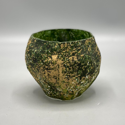 Hand Blown Mercury Glass Votive Holder