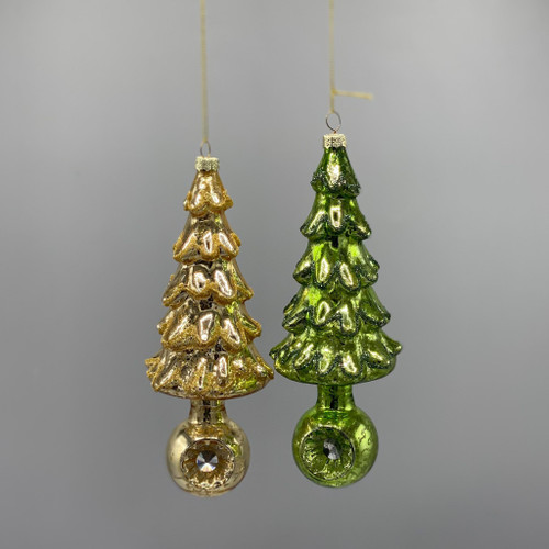 Mercury Glass Tree Ornament