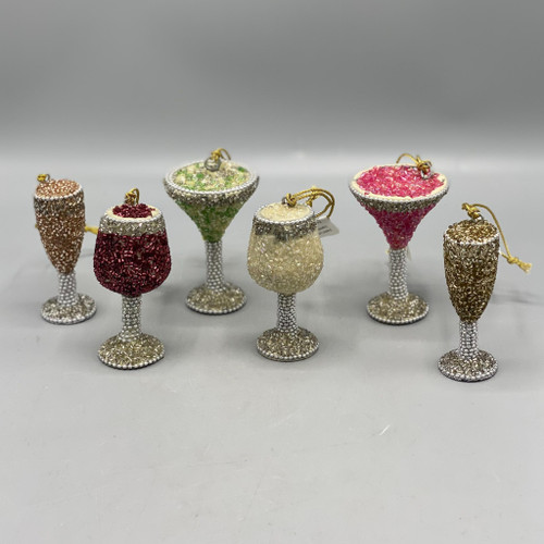 Beaded Cocktail Ornament