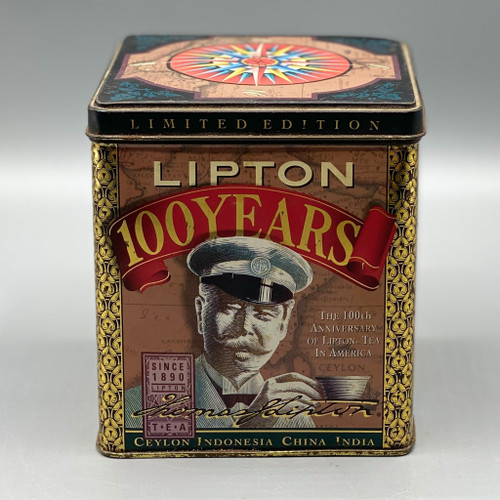 Lipton Tea 100th Anniversary Vintage Tin