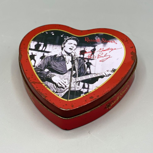 Russell Stover Tin Heart, Elvis Presley Collector's Series