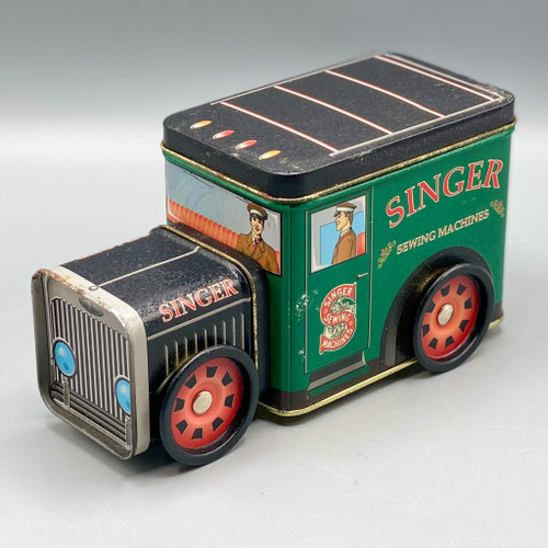 Singer Sewing Machines Vintage Truck Tin