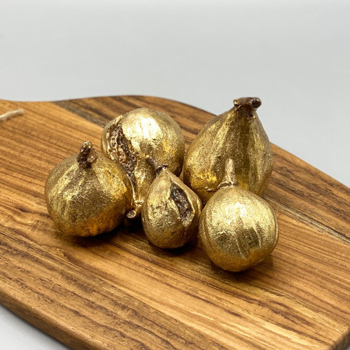 Gold Finish Resin Figs