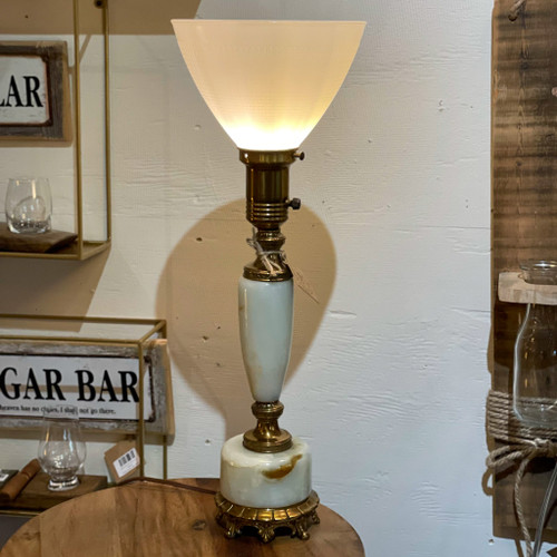 Art Deco Marble Lamp