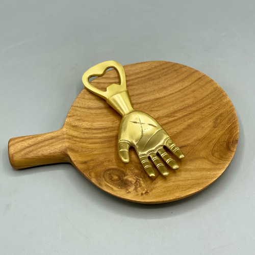 Brass Hand Bottle Opener