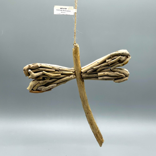 Handmade Driftwood Dragonfly Ornament