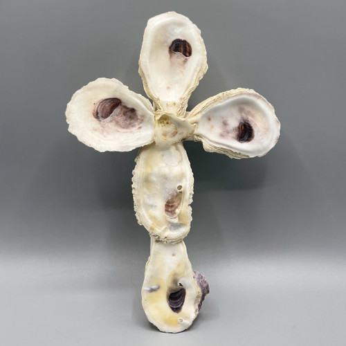Handmade Oyster Shell Cross
