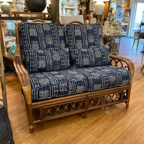 Vintage Rattan Loveseat