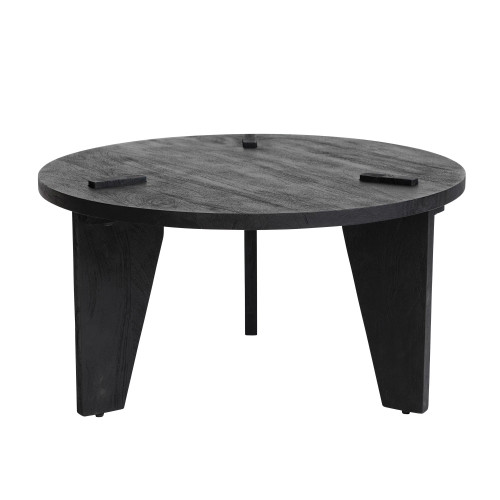 Black Mango Wood Coffee Table Ocean Springs Mercantile
