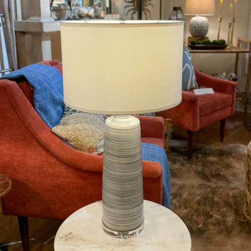 Baron Ceramic & Crystal Table Lamp