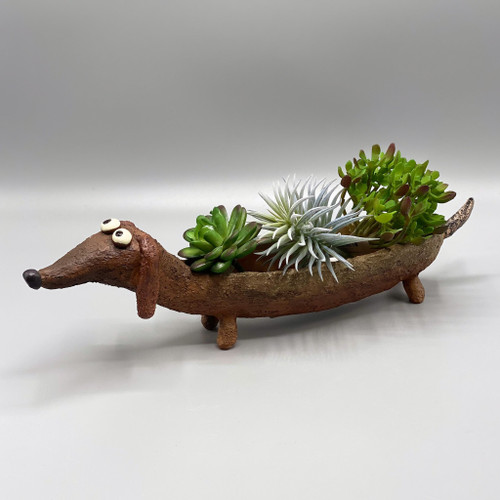 Rufus Doxin Dog Planter