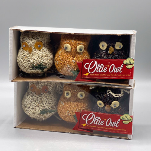 Pack of 3 Owl Bird Seed