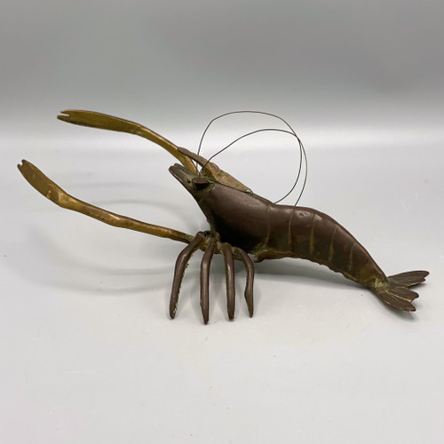 Vintage Brass Shrimp
