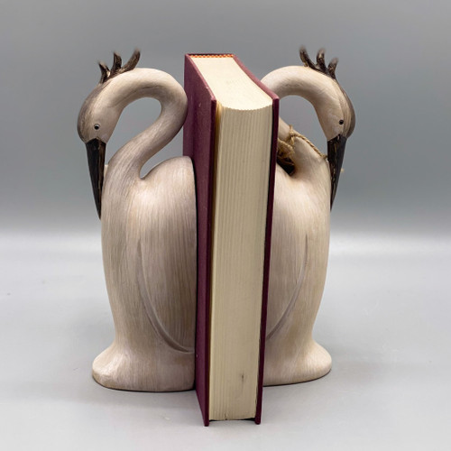 Heron Shaped Bookends