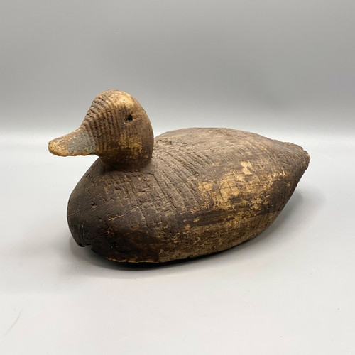 Primitive Hand Carved Duck Decoy