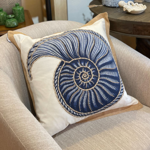 Spiral Shell Down Filled Pillow