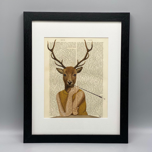 Deer Audrey Framed Book Print