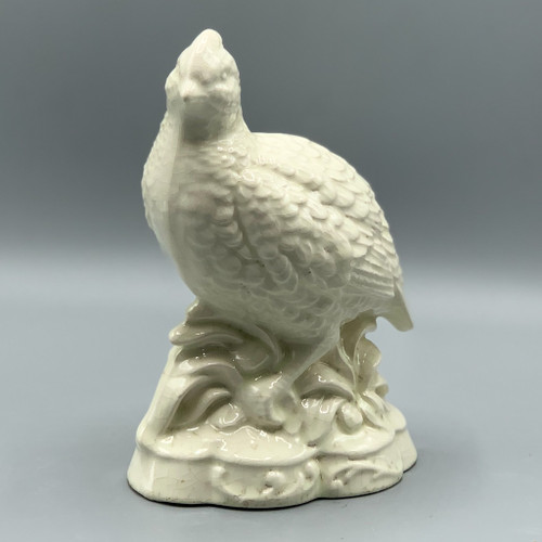 White Ceramic Quail