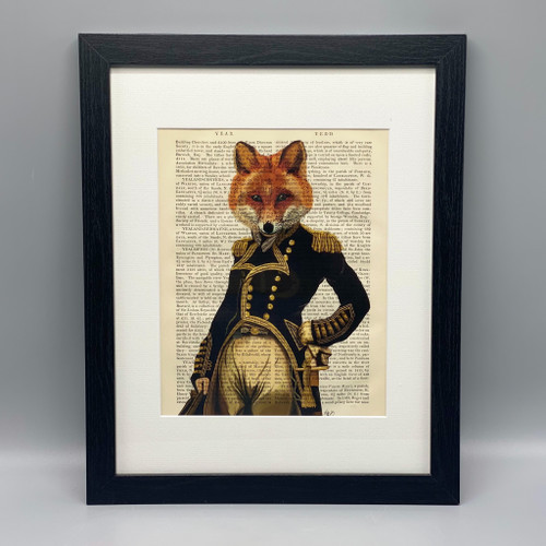 Admiral Fox Framed Book Print