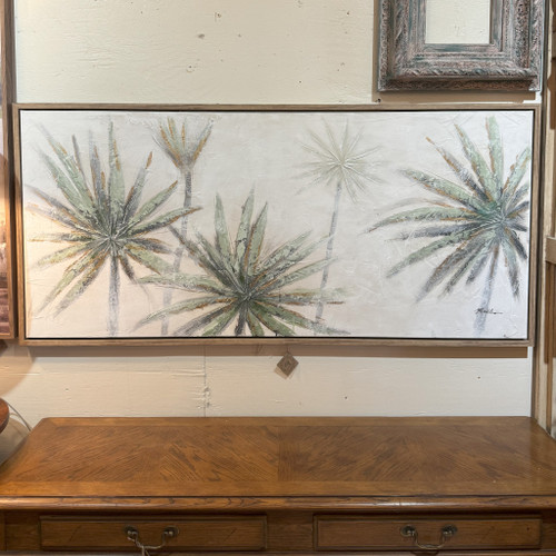 Sago Palms Framed Canvas