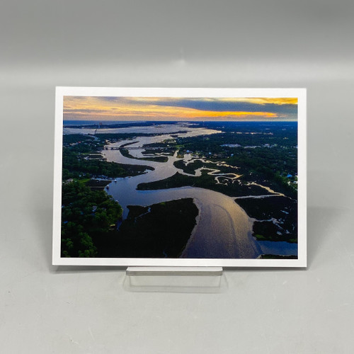 Ocean Springs Fort Bayou, Gulf Coast, MS Postcard