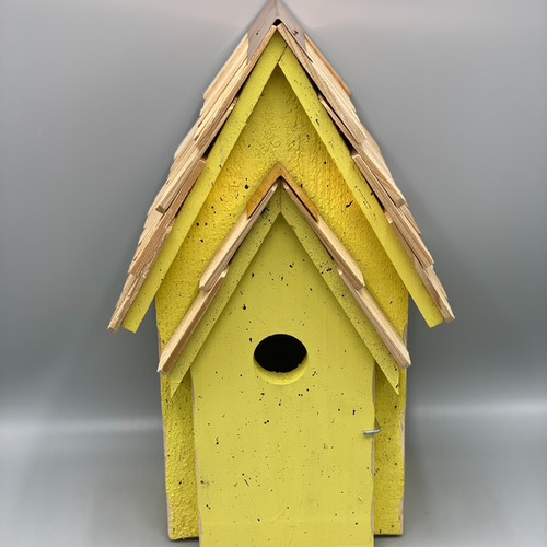 Bluebird Brights-Yellow Birdhouse