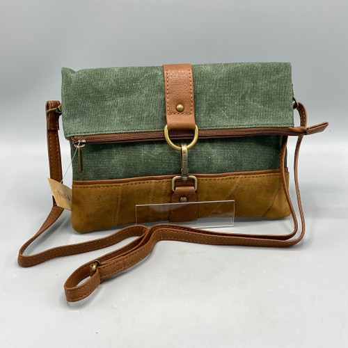 Waxed Canvas Foldable Crossbody