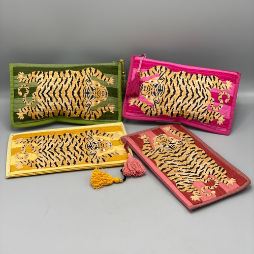 Tiger Printed Zip Pouch