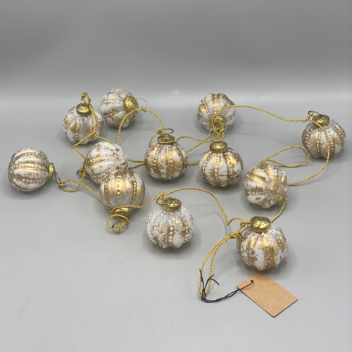 Glass Ball Ornament Garland