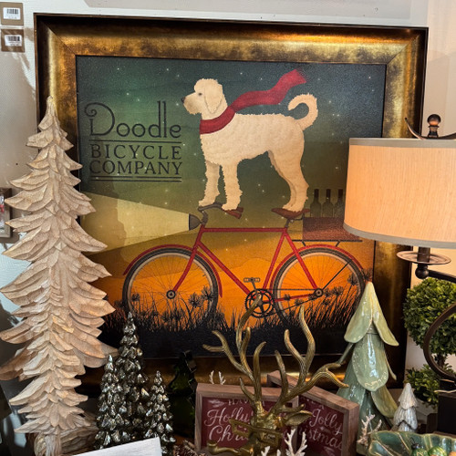 Doodle Bicycle Co Framed Print