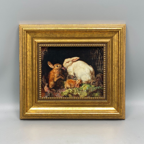 Vintage Reproduction Hares & Young Framed Print