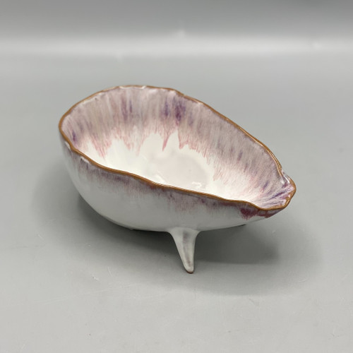 White & Berry Footed Bowl
