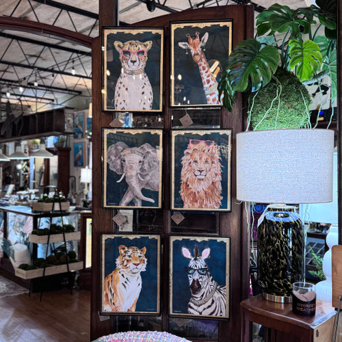 Box Framed Animal Canvas