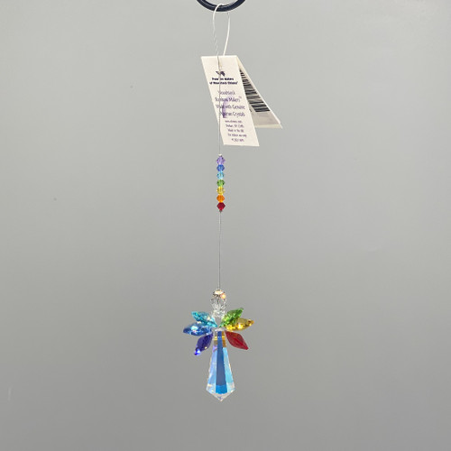 Large Chakra Crystal Guardian Angel