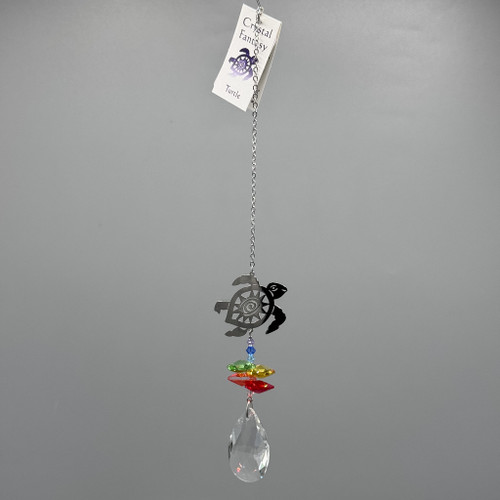 Crystal Fantasy Turtle Suncatcher